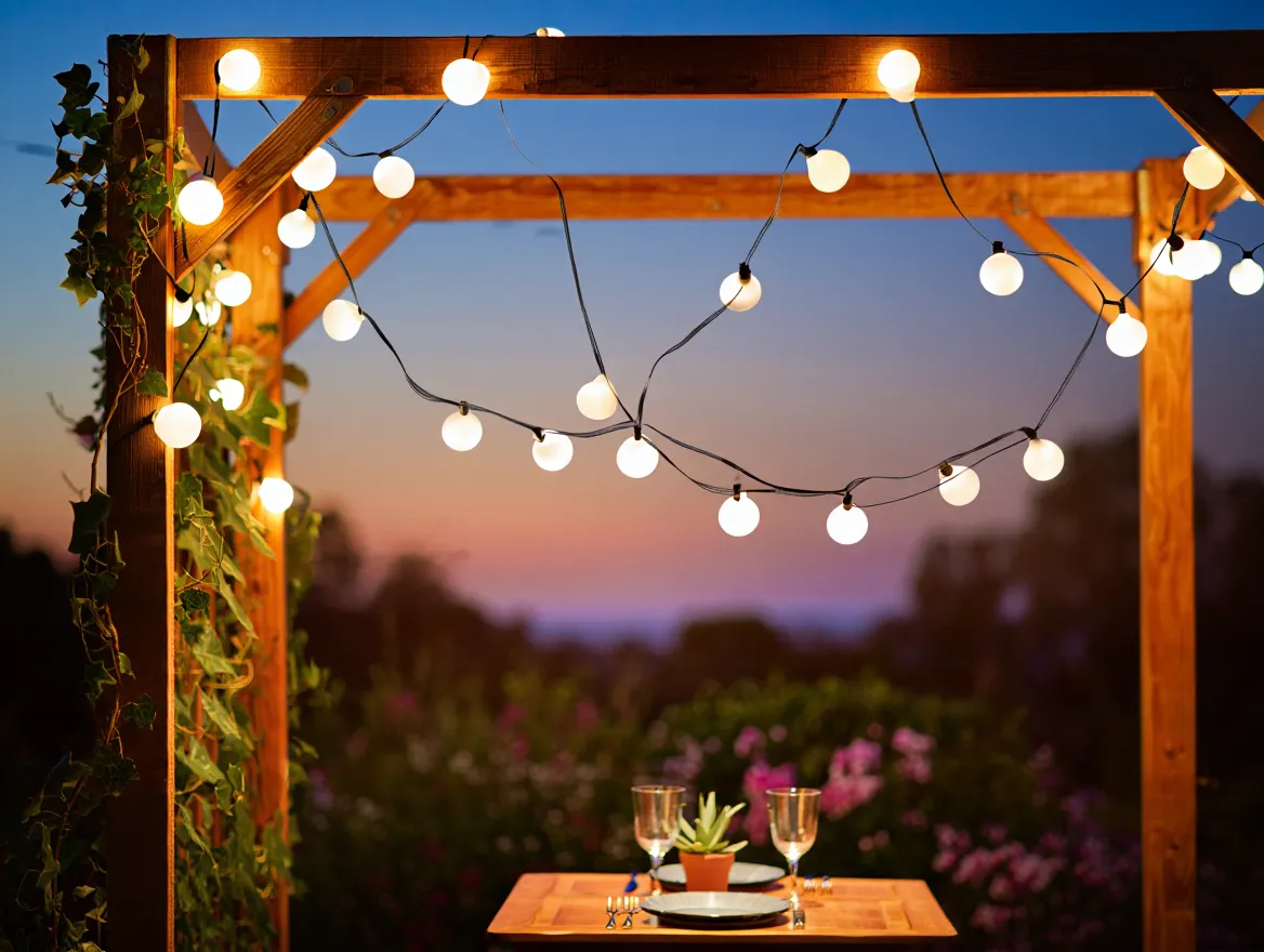 Outdoor string lights